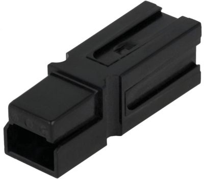 Laddningskontaktkropp 1-polig 75A svart