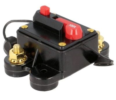 Överströmsskydd (automatsäkring) 12-48Vdc 100A IP67