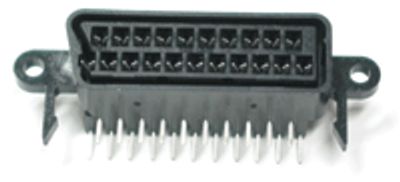 SCART-huvudkontakt för panel/kretskort