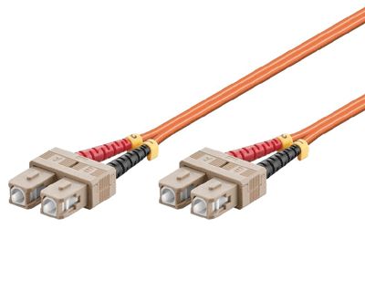 Fiberoptisk kabel SC/SC dublex/multimode (OM2) 0,5m