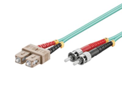 Fiberoptisk kabel SC/ST duplex/multimode (OM3) 3m