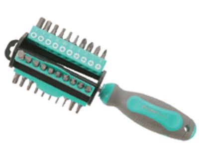 30-delars maskinbitsats med magnetisk handtag