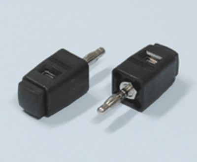 Snabbanslutning för ledare till 4 mm banankontakt 16A svart