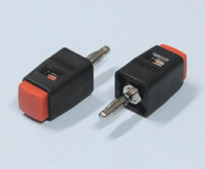 Snabbanslutning för ledare till 4 mm banankontakt 16A röd