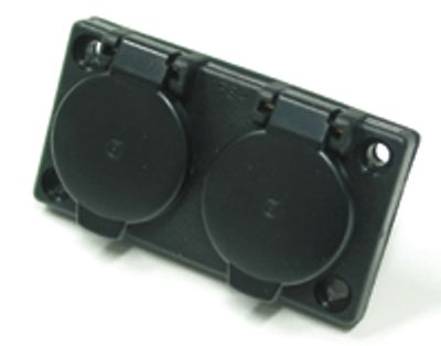 Skyddsspänningsramkontakt 2-delad 2-polig 12Vdc
