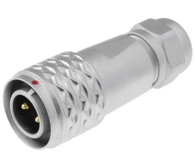 Vattentät kontakt IP67 2-polig hane