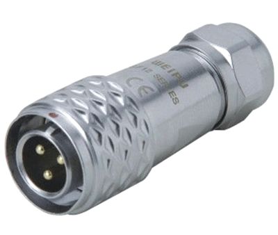 Vattentät kontakt IP67 3-polig hane