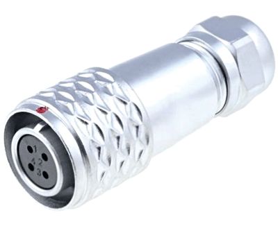 Vattentät kontakt IP67 4-polig hona