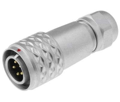 Vattentät kontakt IP67 5-polig hane