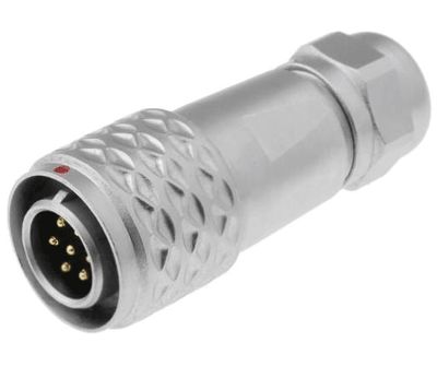 Vattentät kontakt IP67 7-polig hane