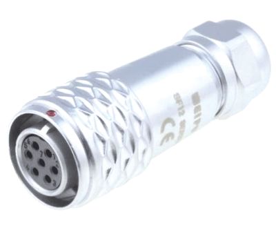 Vattentät kontakt IP67 7-polig hona