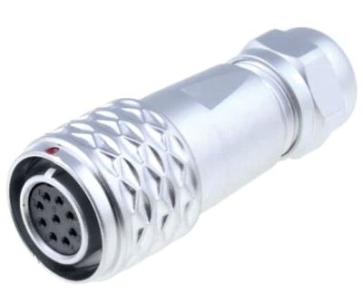 Vattentät kontakt IP67 9-polig hona