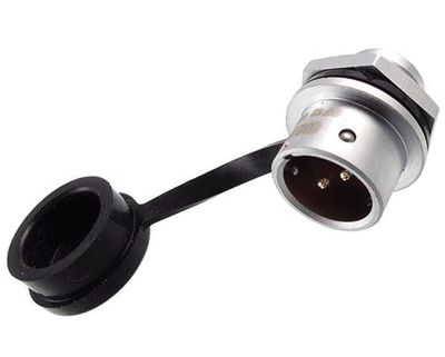 Vattentät husskontakt IP67 2-polig hane