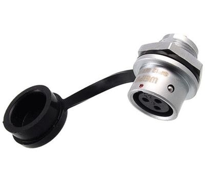 Vattentät chassikontakt IP67 3-polig hona