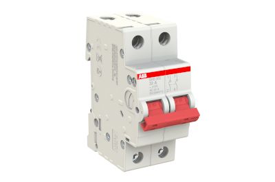 Spakbrytare för DIN-skena 2xON-OFF 32A 240Vac