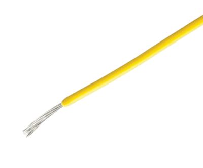 Silikonkabel 0,5mm² gul
