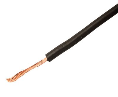 Silikonkabel 0,25mm² svart