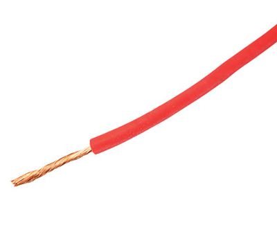 Silikonkabel 0,25mm² röd
