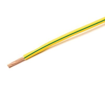 Silikonkabel 2,5mm² gulgrön