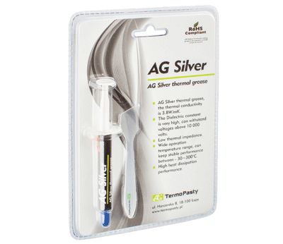 Värmeledare "silvertandkräm" 3,8W/mK 3g