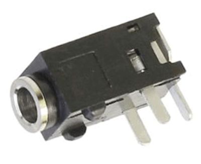 Stereojack 2,5 mm för kretskort (MJ-2-348A0) *