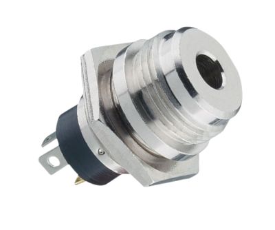 Stereojack 3,5 mm metall med skruvlås