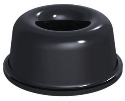 Gummitäcke med klister 22,3x10,1mm svart