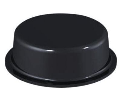 Gummipäls med klister 20x6,2mm svart