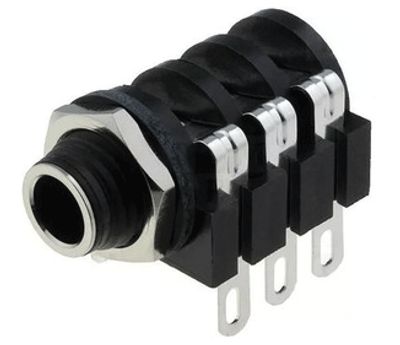 Stereo jack 6,3 mm isolerad/med strömbrytare (ACJS-MHS) Stereo jack 6,3 mm isolerad/med strömbrytare (ACJS-MHS)