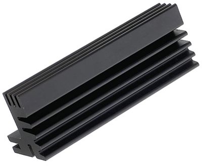 Kylplatta 5,8°K/W 84x30x28mm svart (SK125-84SA)