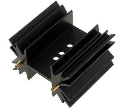 Kylplatta 6,5°K/W TO-220/TO-3P/TO-218/TO-247 (SK129-38STS)