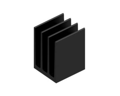 Kylplatta 2,8°K/W 37,5x34,5x50mm svart (SK134-37,5SA) * Kylplatta 2,8°K/W 37,5x34,5x50mm svart (SK134-37,5SA) *