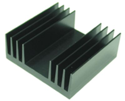 Kylplatta 1,4°K/W 100x104x40mm svart (SK403-100SA)