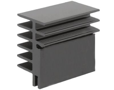 Kylplatta 5,6°K/W 37,5x45x30mm svart (SK481-37,5SA) * Kylplatta 5,6°K/W 37,5x45x30mm svart (SK481-37,5SA) *