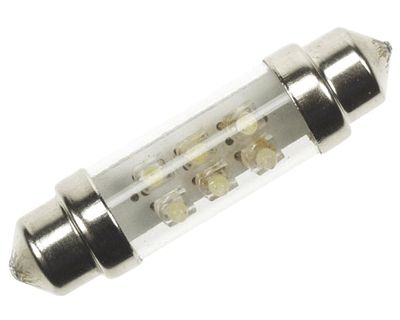 LED-spollampa S8,5d 12V blå