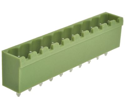 Kretskortskontakt rak 10-polig R-5