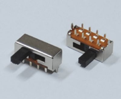 Skjutomkopplare för kretskort 1A 125Vdc 2xON-ON-ON