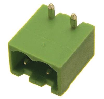 Kretskortskontakt vinkel 2-pol. R-5,08