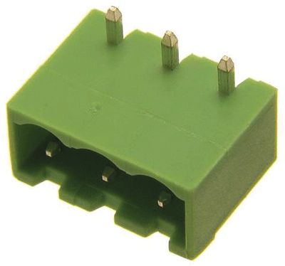 Kretskortskontakt vinkel 3-pol. R-5,08
