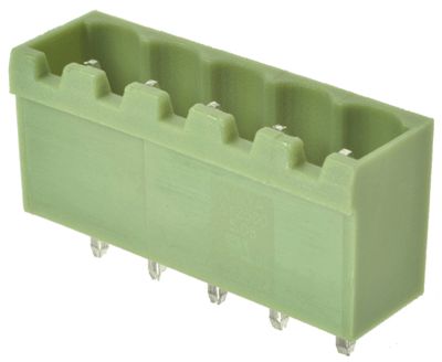 Kretskortskontakt rak 5-polig R-5