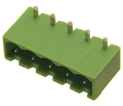 Kretskortskontakt vinkel 5-pol. R-5