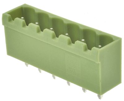 Kretskortskontakt rak 6-polig R-5