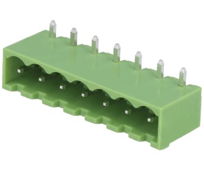 Kretskortskontakt vinkel 7-polig R-5,08