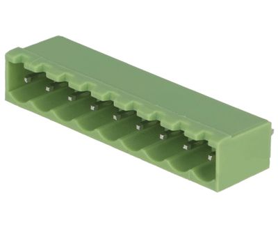 Kretskortskontakt rak 9-polig R-5,08