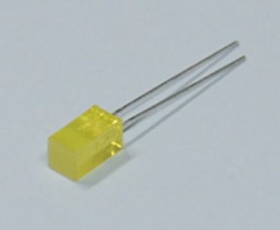 LED 5x5mm 1,3-8mcd gul