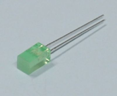 LED 5x5mm 1,3-8mcd grön