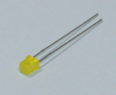LED 3x3mm 5mcd gul