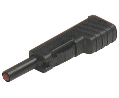 Säkerhetsbananplugg 4mm 30A 60Vdc svart