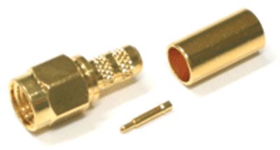 Förgylld SMA-kontakt för pressning RG-58U