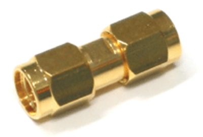 Förgylld SMA-adapter, hane/hane